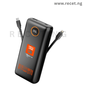 New Age 22500mAh Power Bank Has In-built Cables