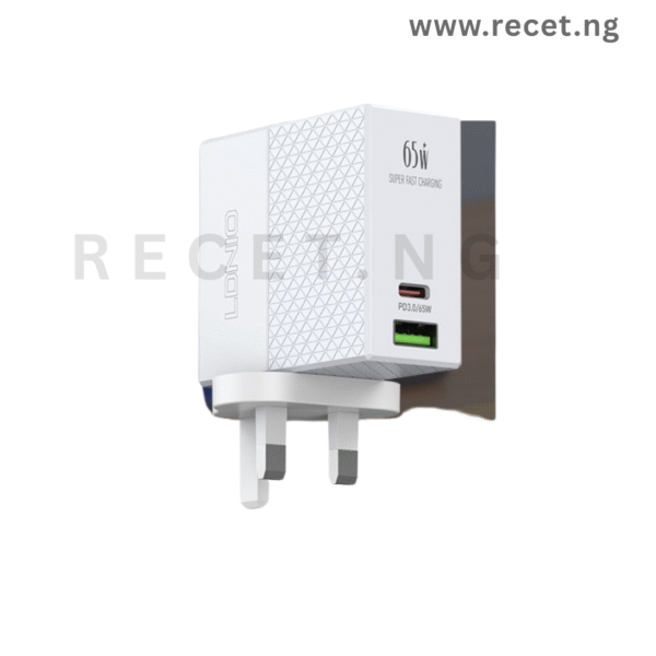 Ldnio 65W Super Fast Charger A2620C