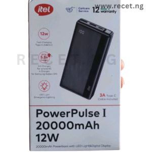 Itel 20000mah Power Bank - PowerPulse 1 12W