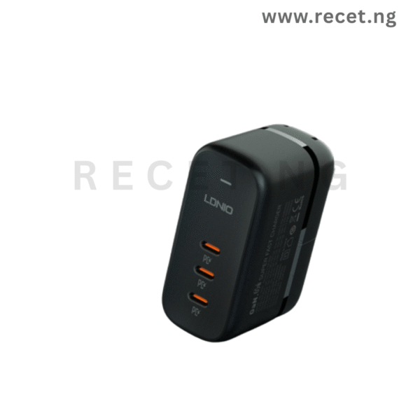 Ldnio 65W GaN Fast Charger Q367- 3 USB-C Port