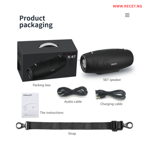 zealot s67 speaker
