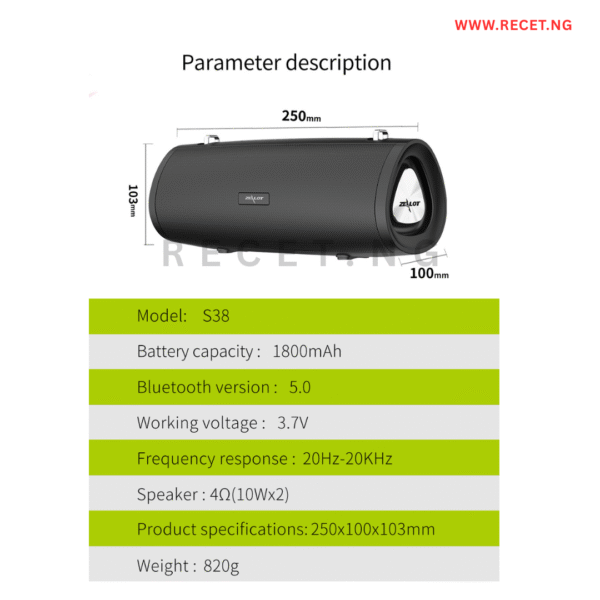 zealot s38 specification