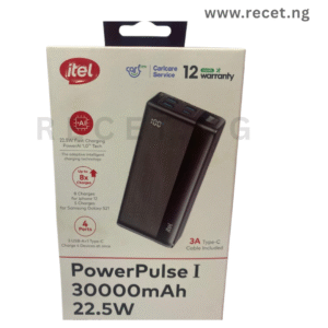 Itel 30000mAh Power Bank 22.5W | Power Lite