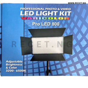 LED 800 Pro Rechargeable Photo & Video Led-Light kit