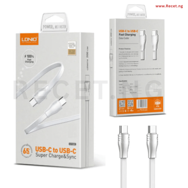 Ldnio Lc131C Usb C To Usb C 1M Cable Ldnio Lc131C Usb C To Usb C 1M Cable