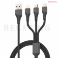 Ldnio LC96u 3-in-1 1.2m Fast Charging Cable