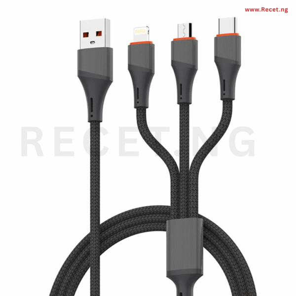 Ldnio LC96u 3-in-1 1.2m Fast Charging Cable