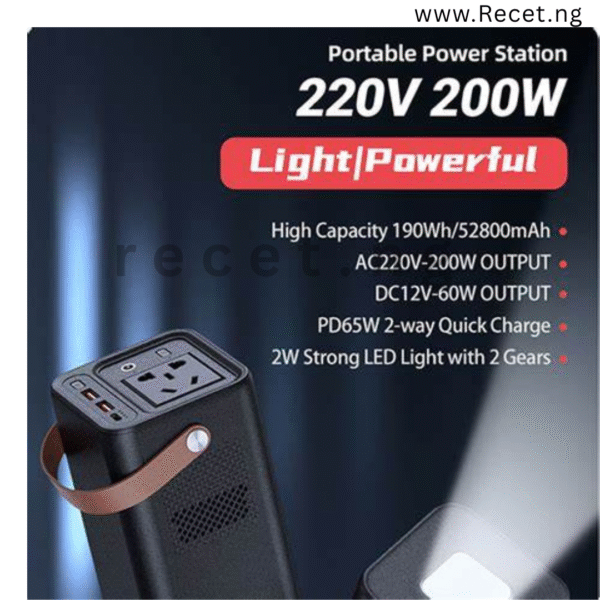 Yoobao EN200W 52800mAh 200W Portable Power Station