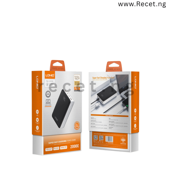 LDNIO PQ27 20000mAh Power Bank 65W