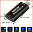 Hdmi to Usb Video Capture Card