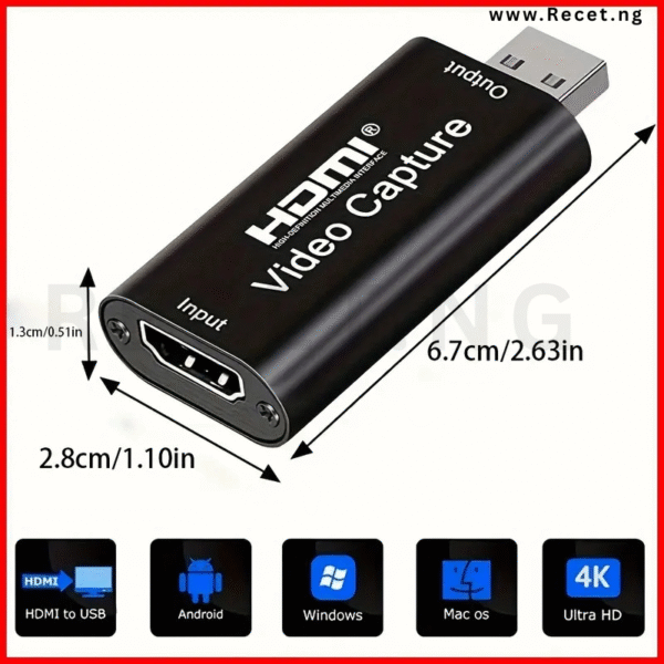 Hdmi to Usb Video Capture Card