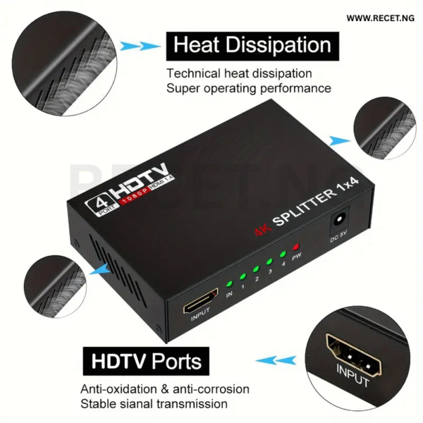 4 Port Hdmi Hdcp Splitter